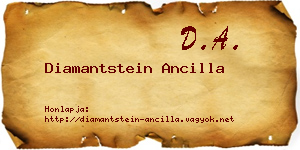 Diamantstein Ancilla névjegykártya